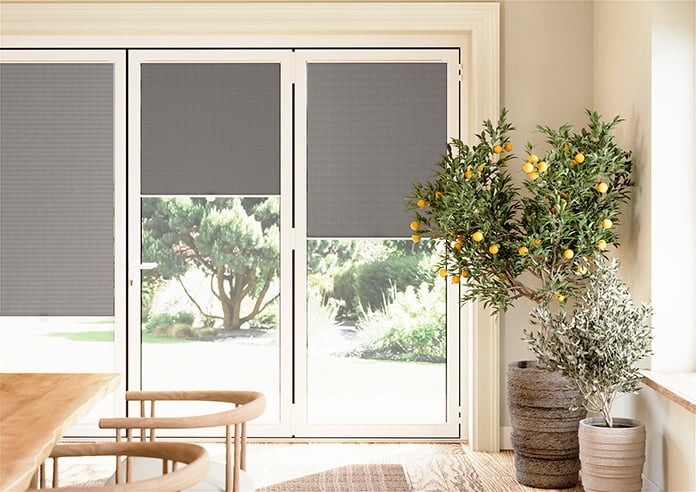 Nocturne (Blackout), Slate Grey - Stick Fit Slim Honeycomb Blind - Image 3